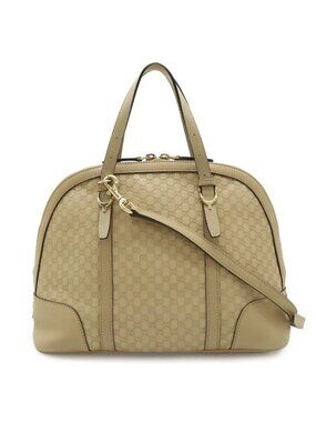 Gucci Micro Guccissima Nice 2-Way Shoulder Bag Crossbody Dome
